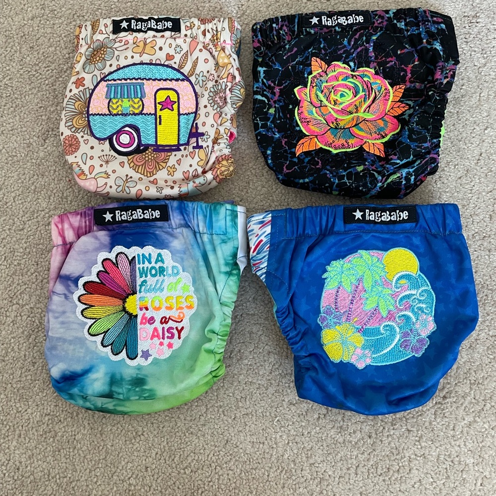 RAGABABE Custom Embroidered Diaper Lot